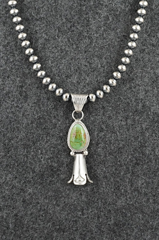 Turquoise & Sterling Silver Necklace - Samuel Yellowhair