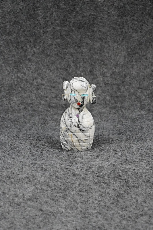 Corn Maiden Zuni Fetish Carving - Andress Jernention