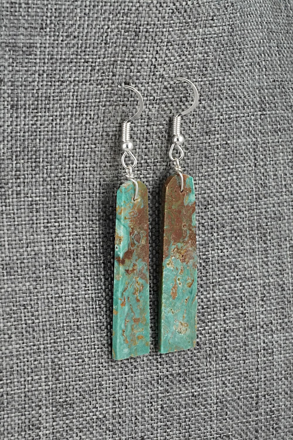 Turquoise & Sterling Silver Earrings - Tammy Nolcot