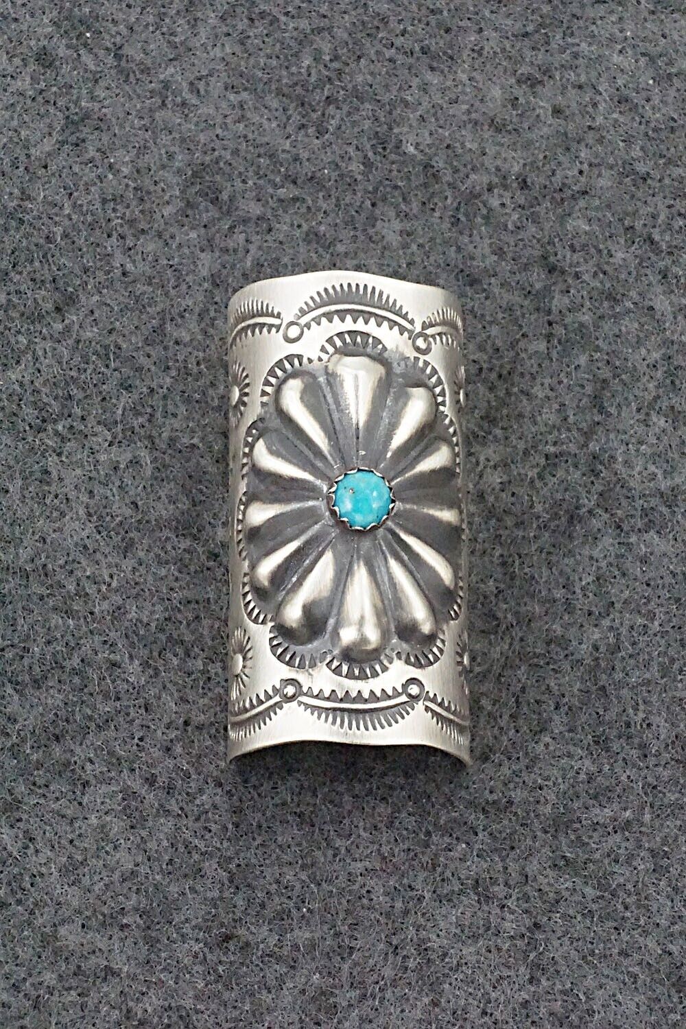 Turquoise & Sterling Silver Hair Pin - Arlene Soce