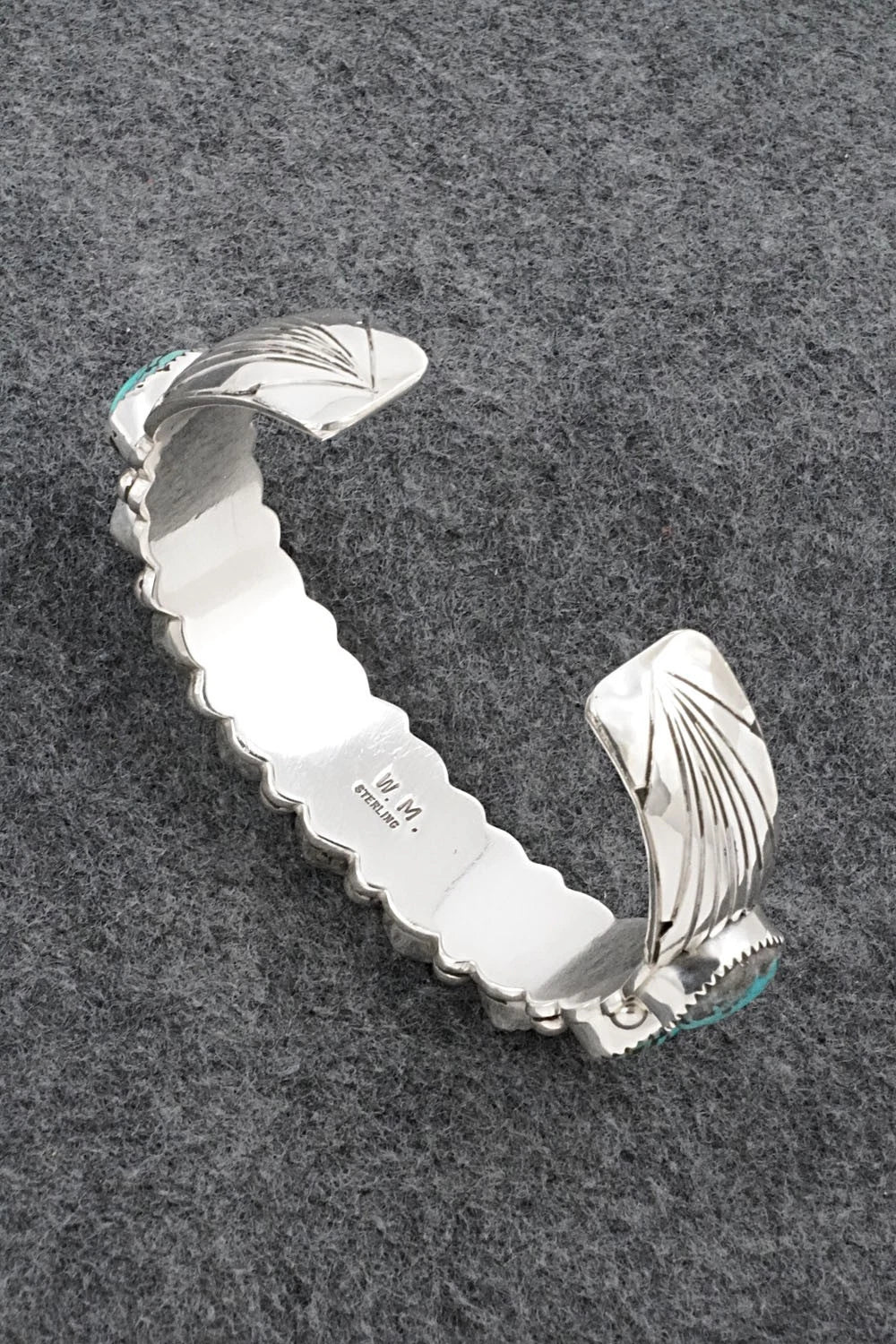 Turquoise & Sterling Silver Bracelet - Martin Muskett