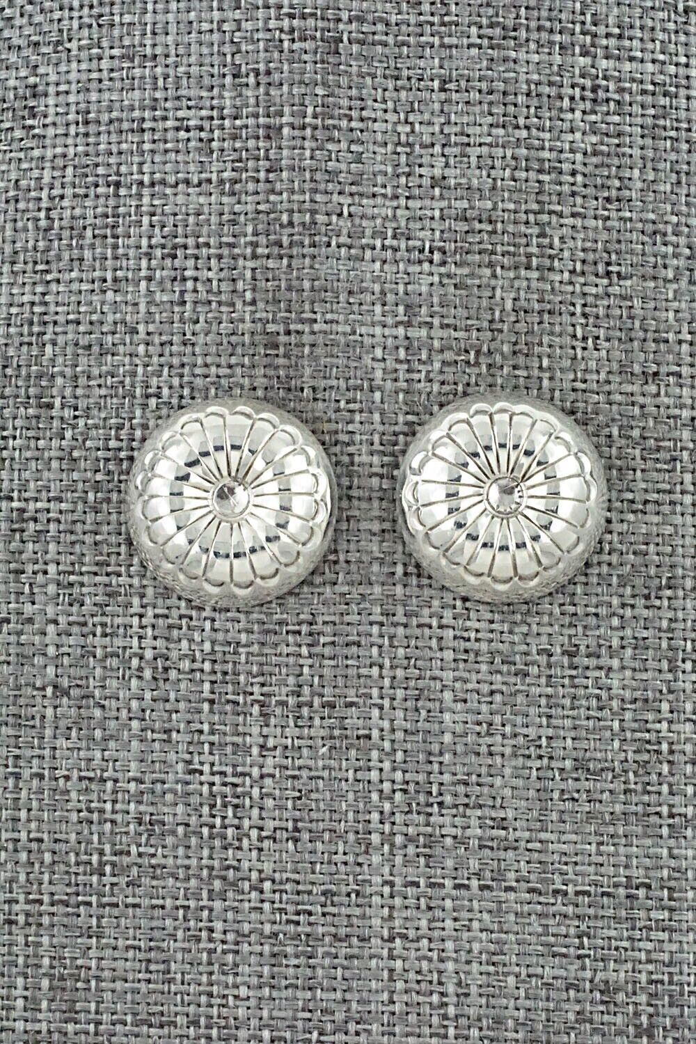 Sterling Silver Earrings - Marie Yazzie