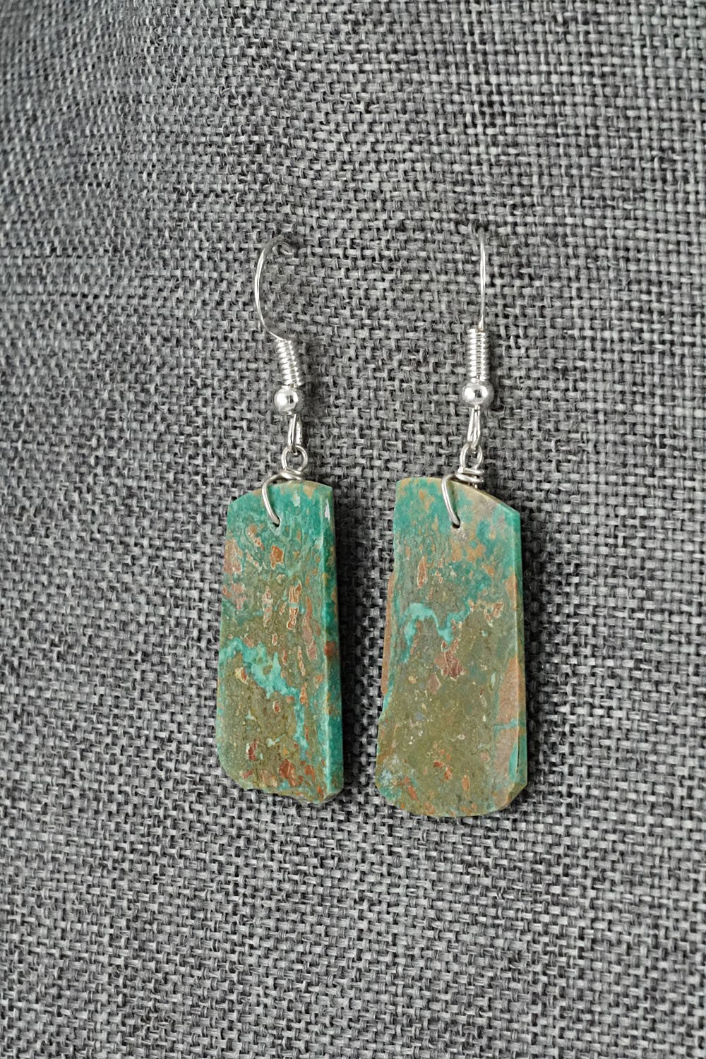 Turquoise & Sterling Silver Earrings - Tammy Nolcot