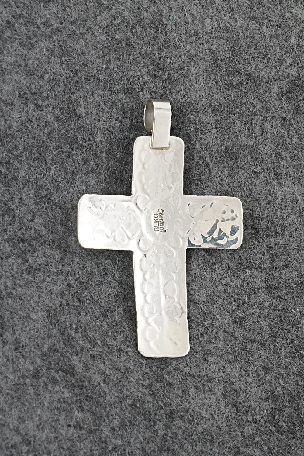 Turquoise & Sterling Silver Pendant - Arnold Blackgoat
