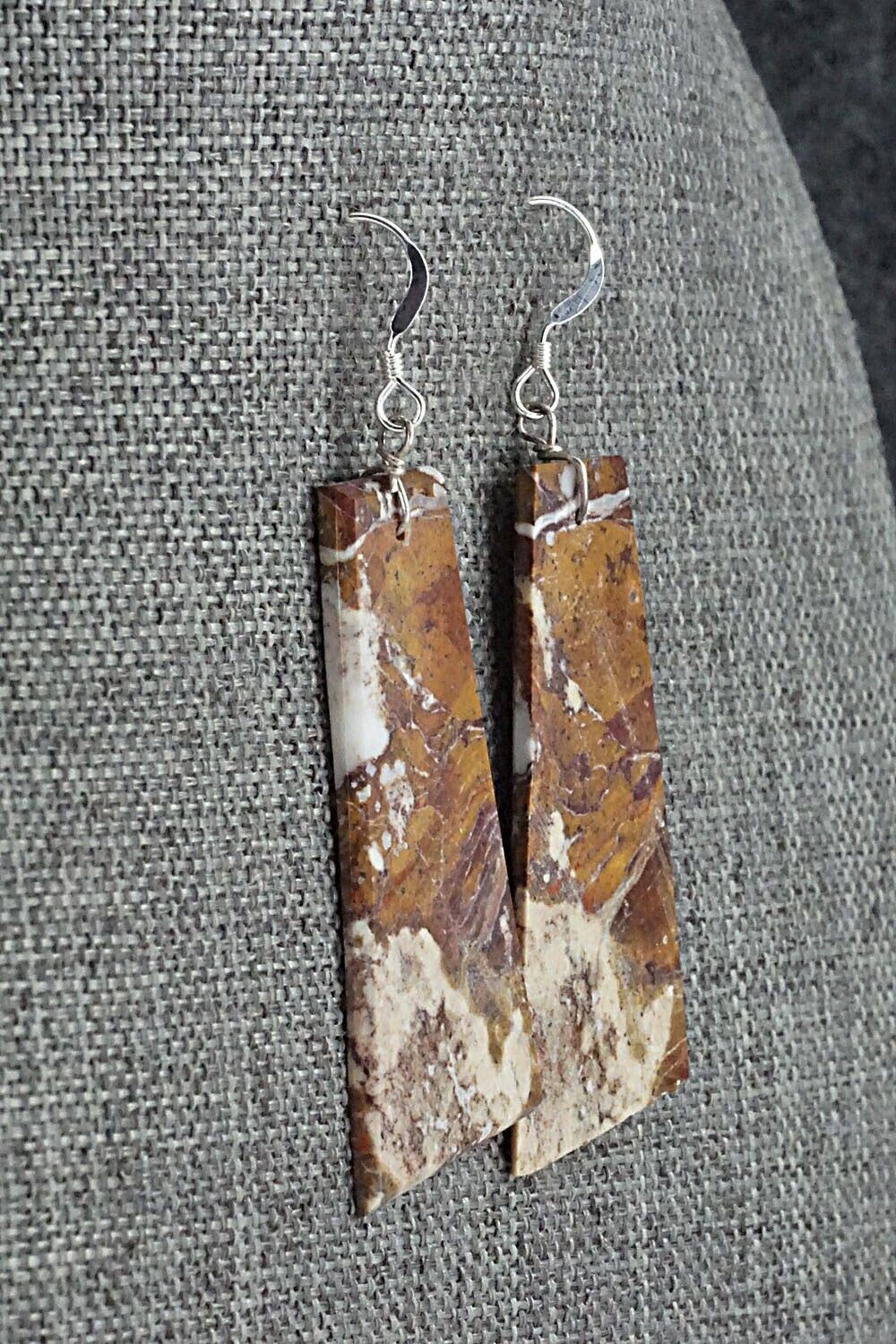Wild Horse & Sterling Silver Earrings - Francis Garcia