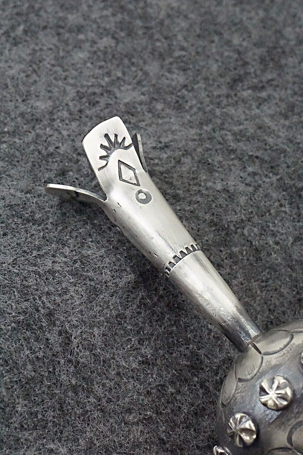 Sterling Silver Blossom Pendant - Tim Yazzie