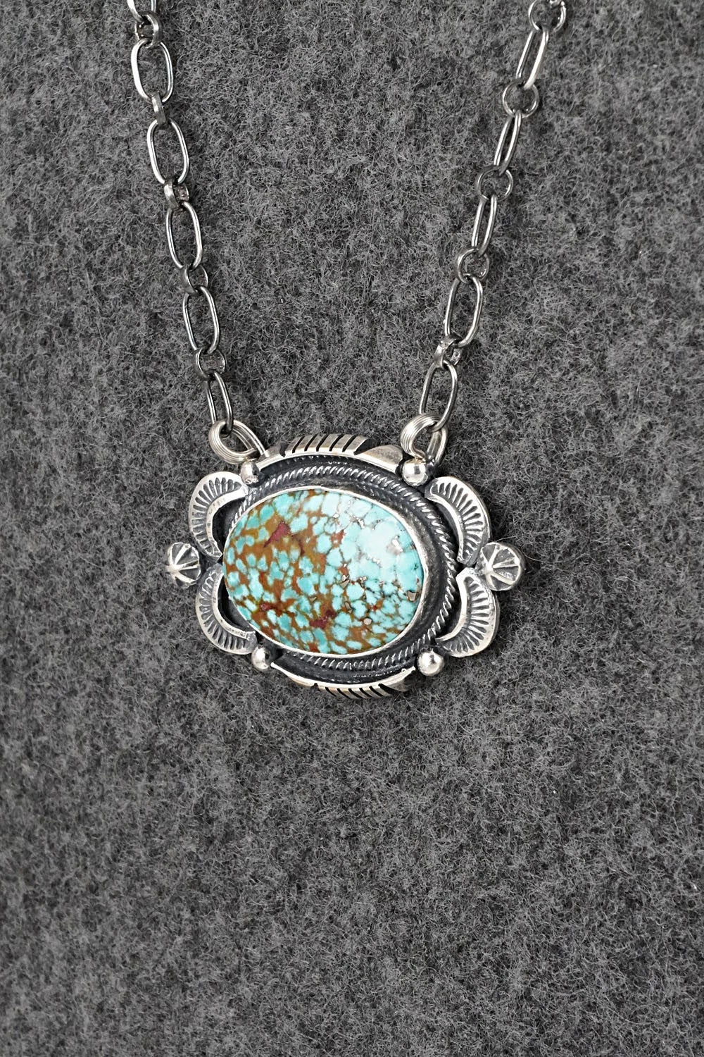 Turquoise & Sterling Silver Necklace - Daniel Benally