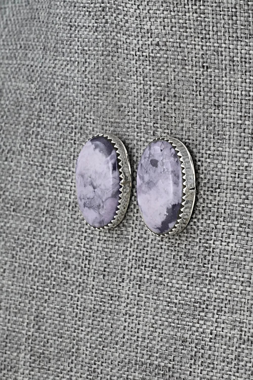 Morado & Sterling Silver Earrings - Murray Hannaweeka