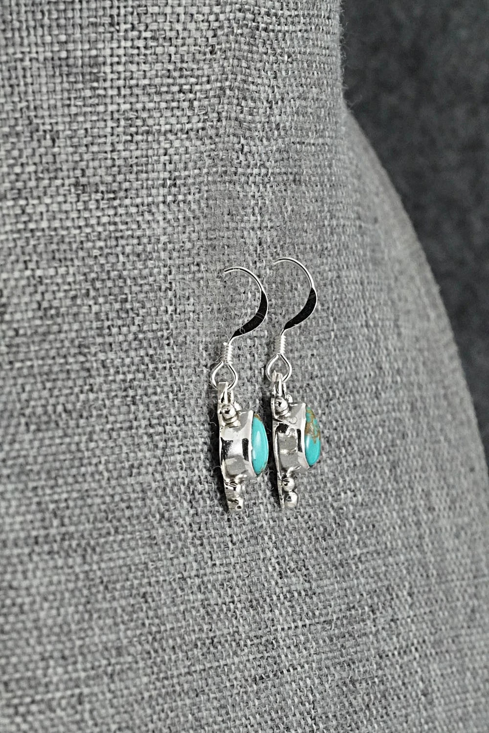 Turquoise and Sterling Silver Earrings - Sharon McCarthy
