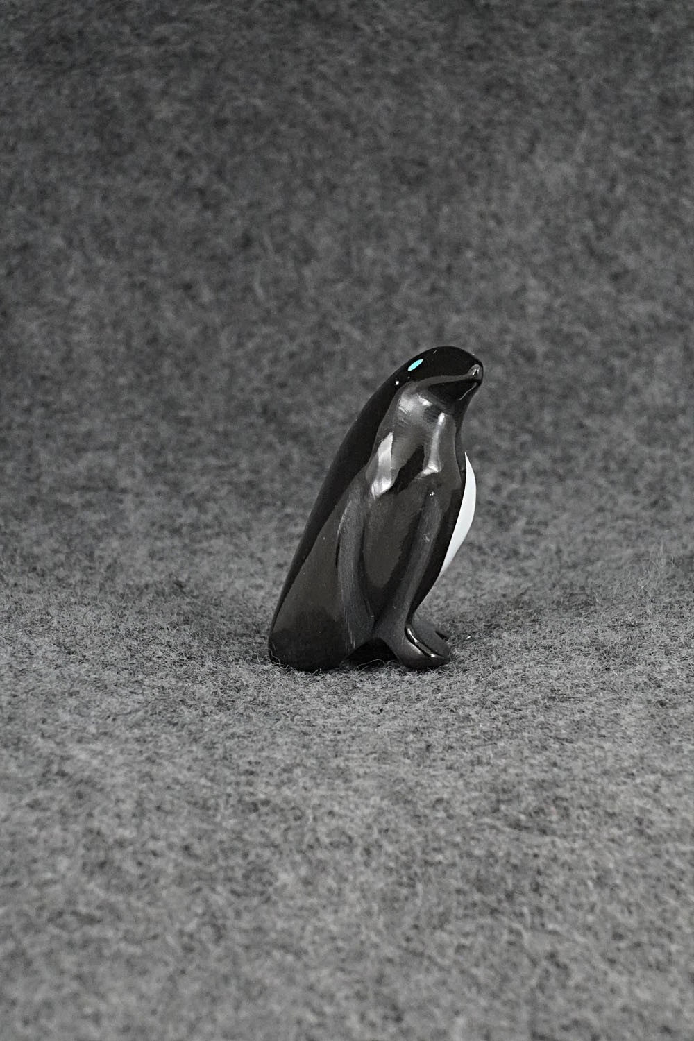 Penguin Zuni Fetish Carving - Calvert Bowannie
