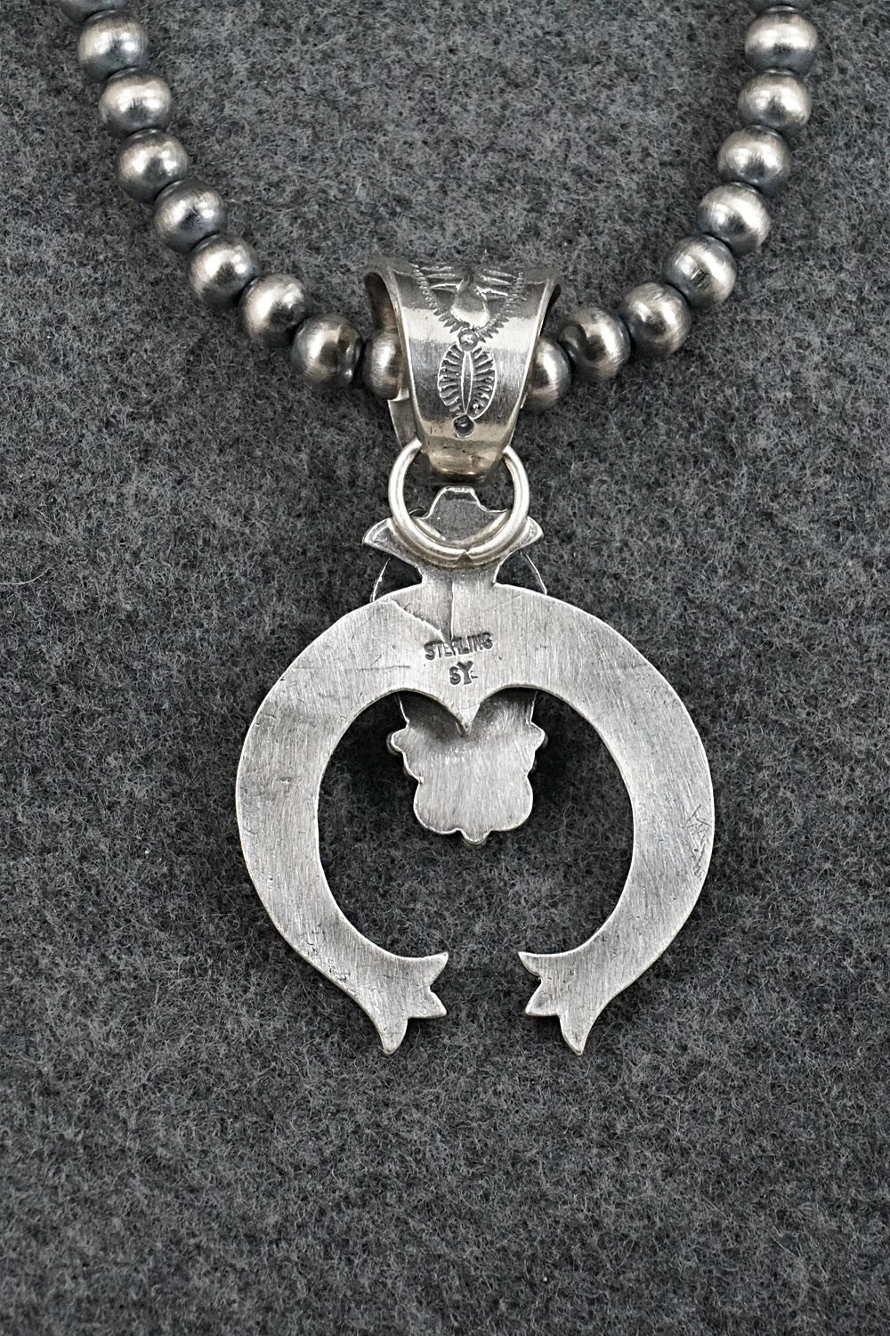 Turquoise & Sterling Silver Necklace - Samuel Yellowhair