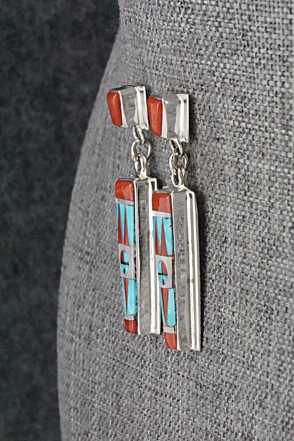 Multi-Stone & Sterling Silver Earrings - Patty Edaakie