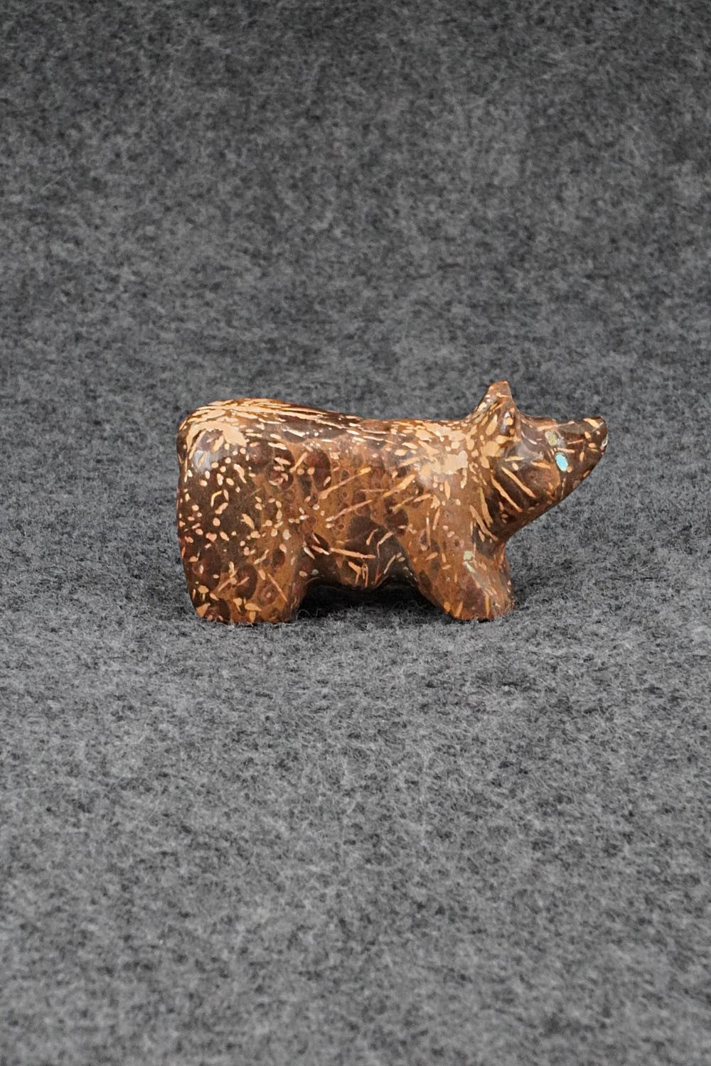 Bear Zuni Fetish Carving - Calvert Bowannie