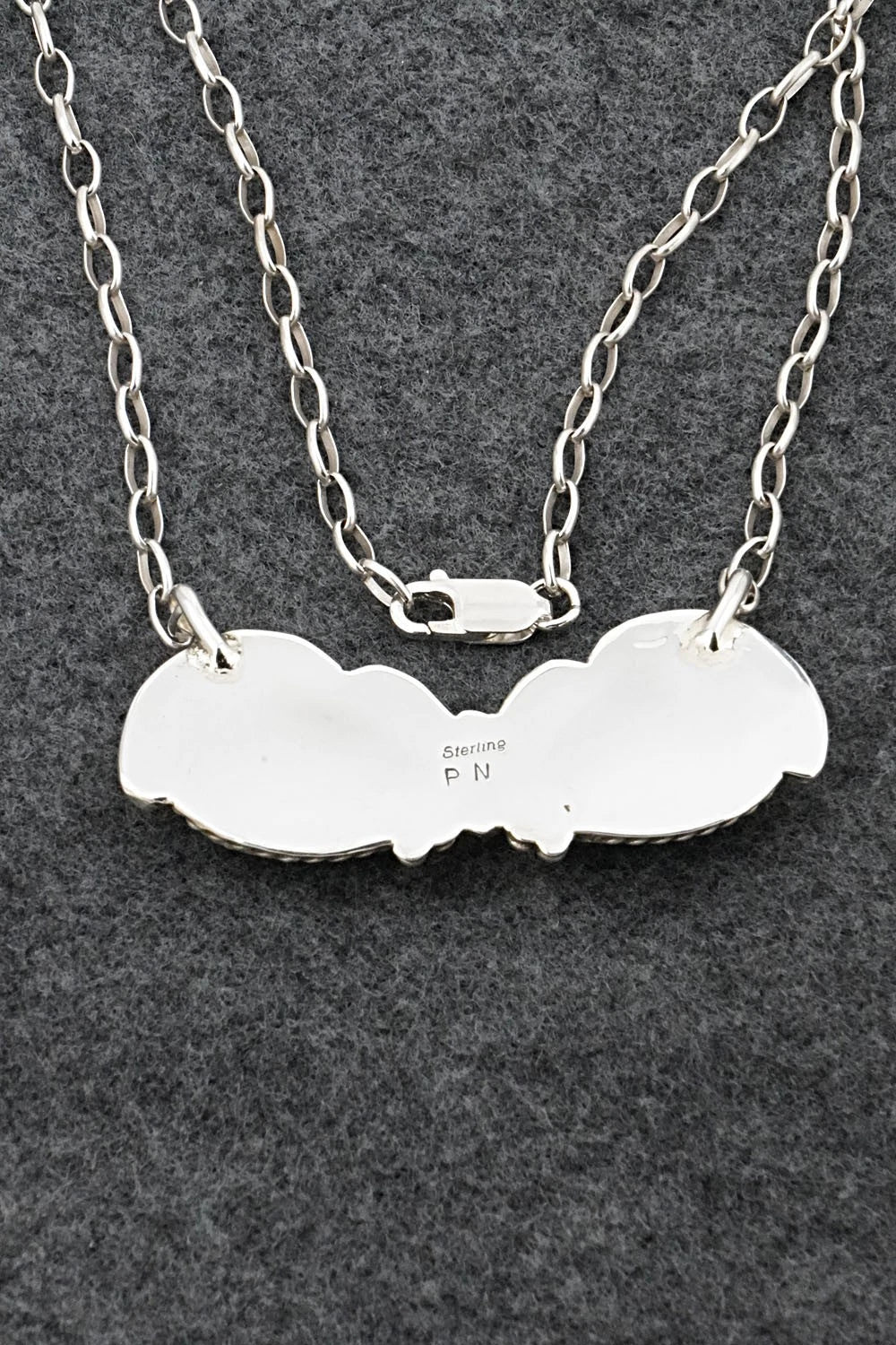 Turquoise & Sterling Silver Necklace - Phil Nez