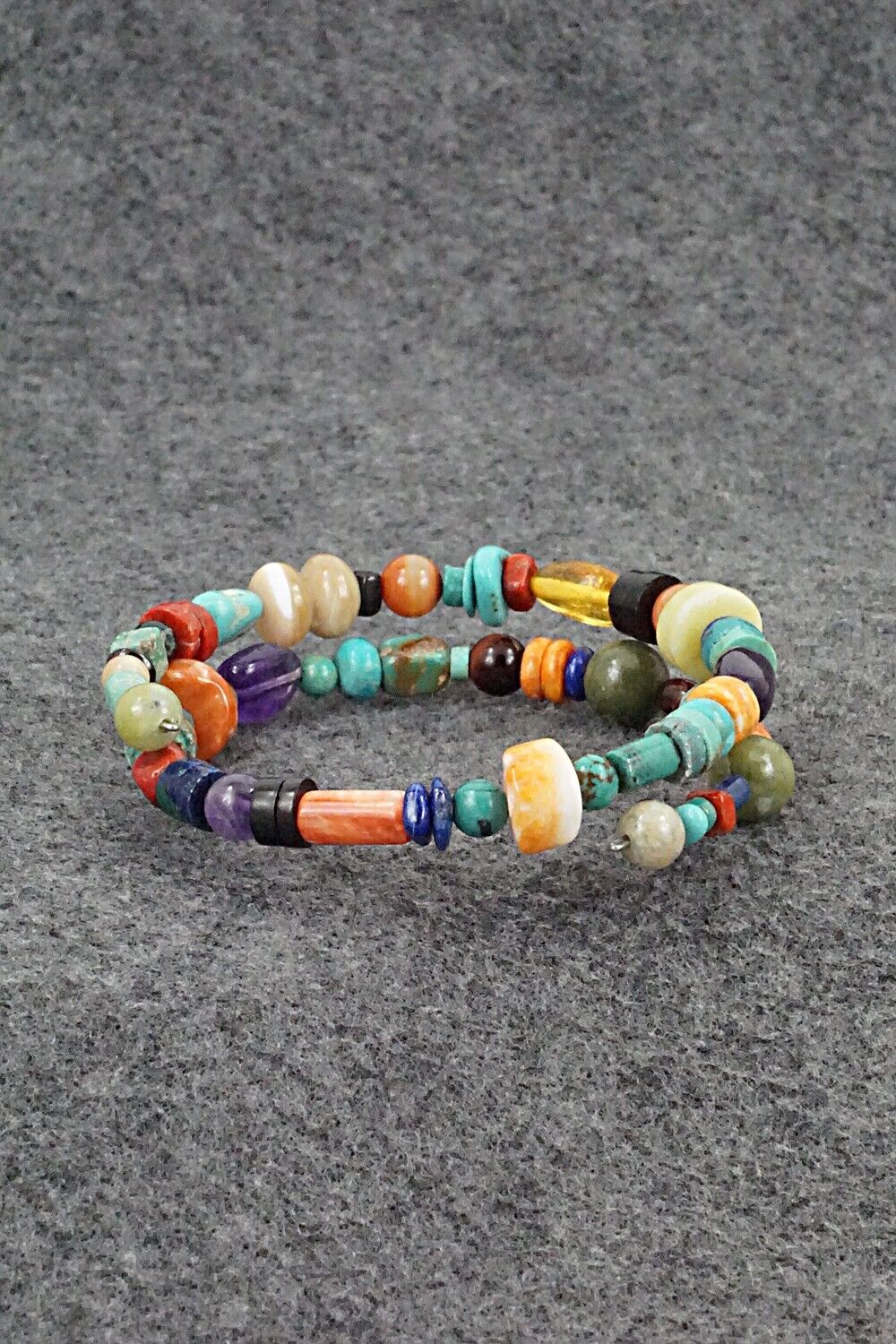 Multi-Stone Beaded Bracelet - Helen Tsosie