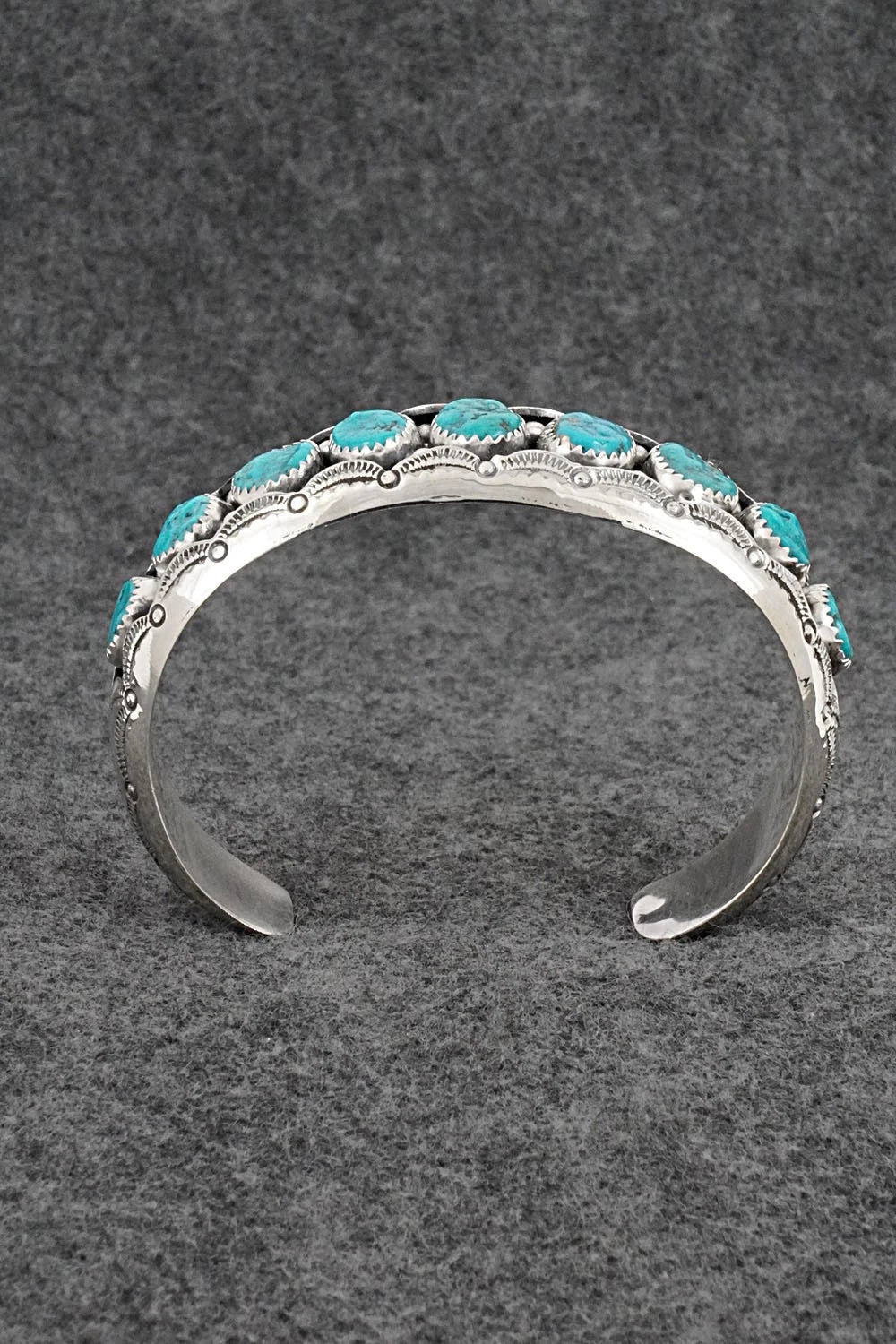 Turquoise & Sterling Silver Bracelet - Wilbert Muskett Sr.