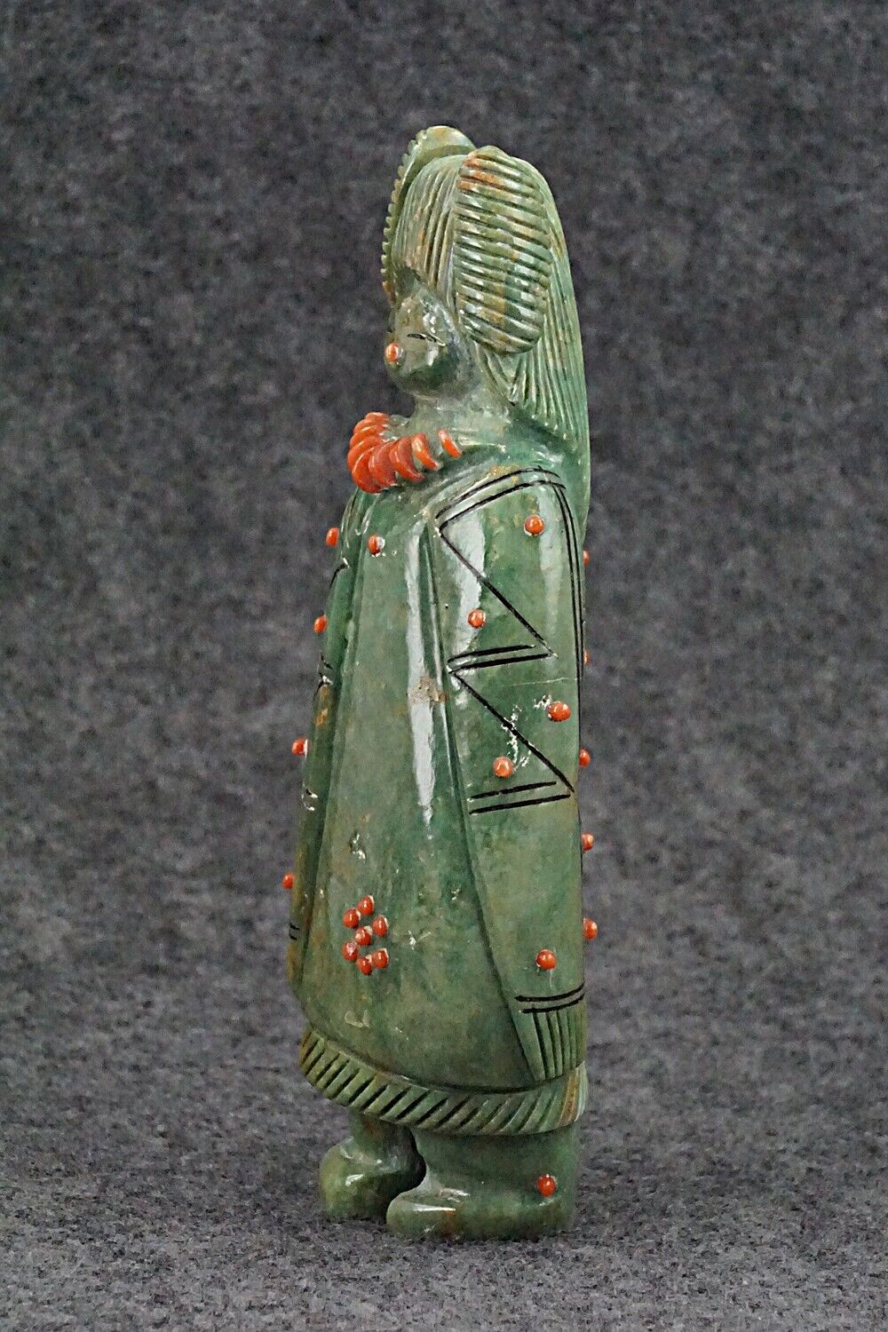 Corn Maiden Zuni Fetish Carving - Claudia Peina