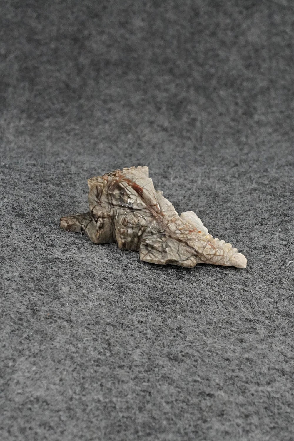 Horned Toad Zuni Fetish Carving - Tony Mackel