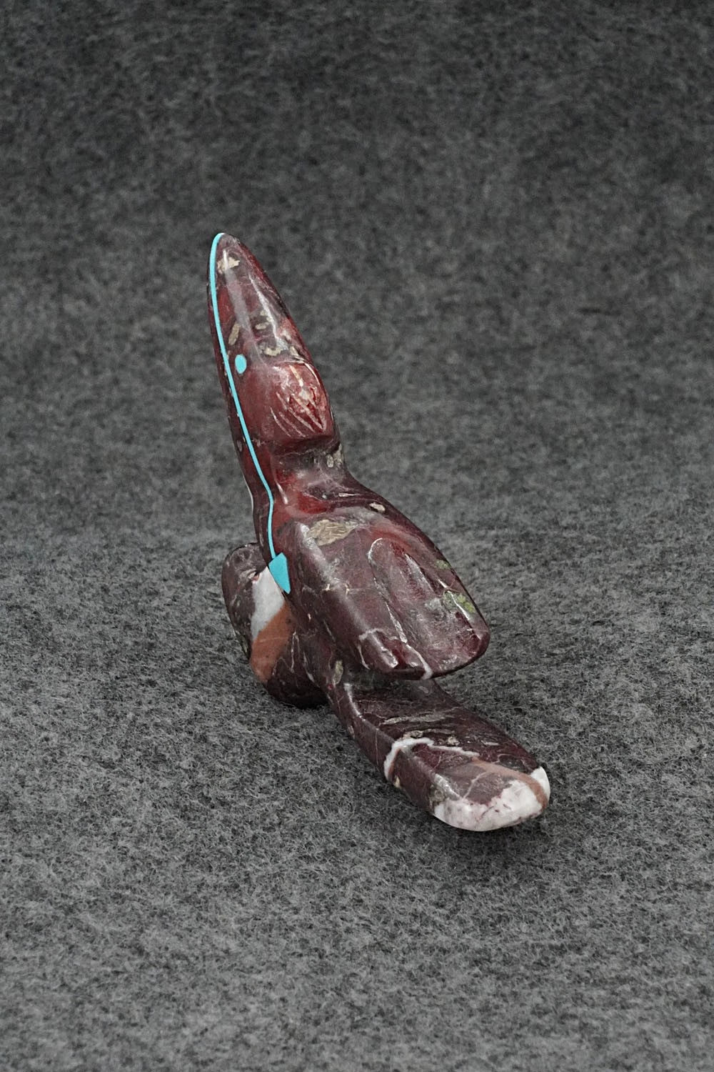 Roadrunner Zuni Fetish Carving - Kenric Laiwakete
