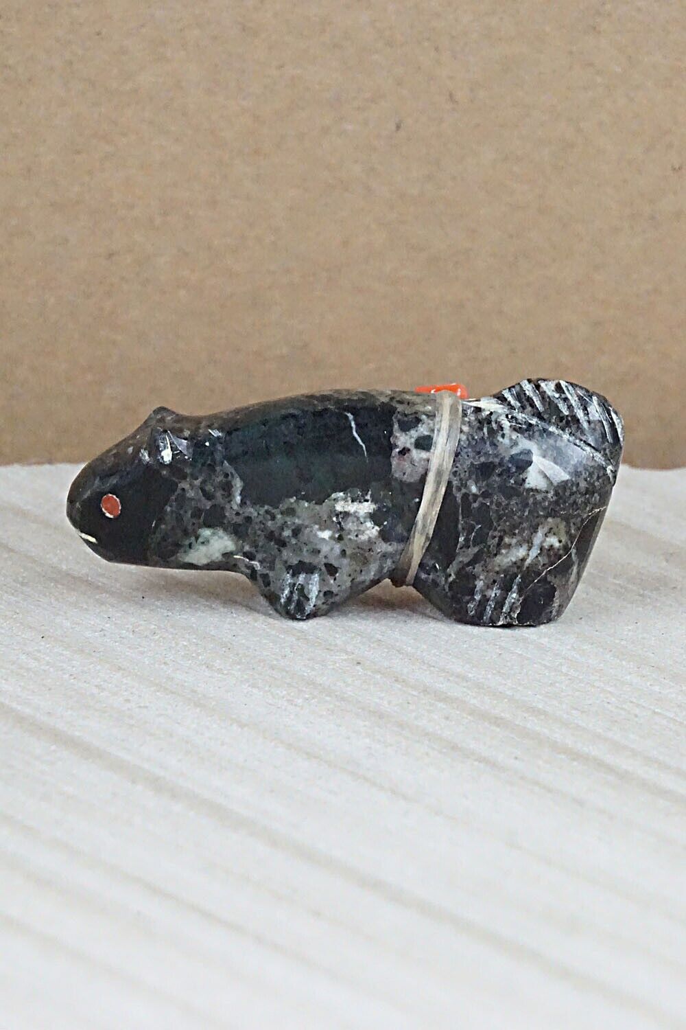 Cat Zuni Fetish Carving - Leland Boone