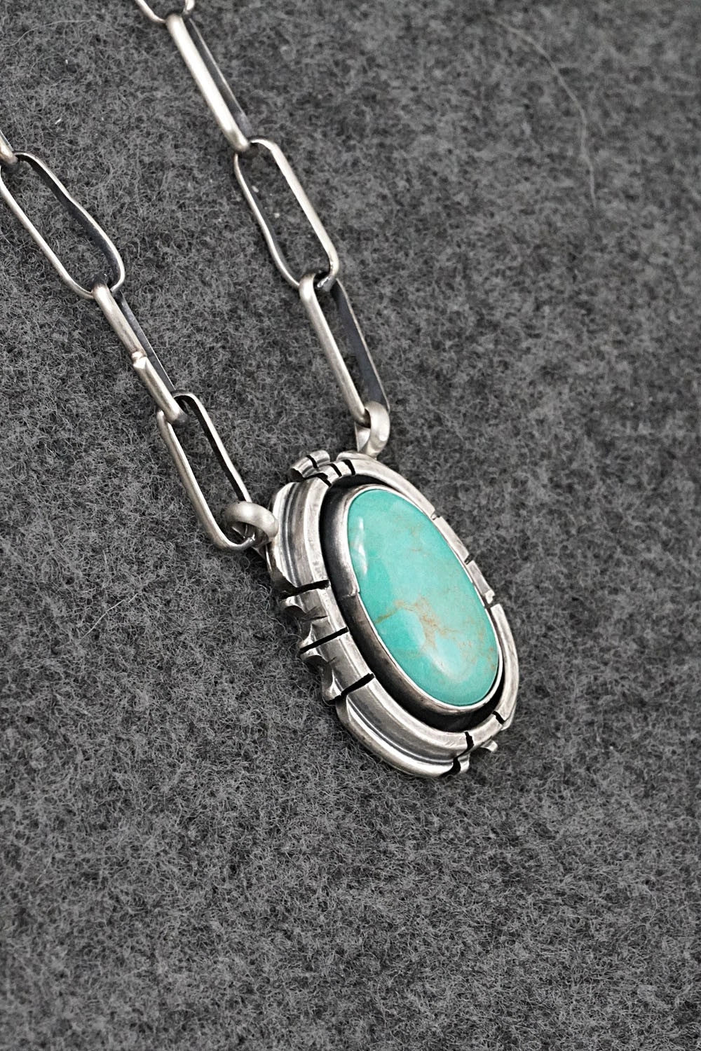Turquoise & Sterling Silver Necklace - Daniel Benally