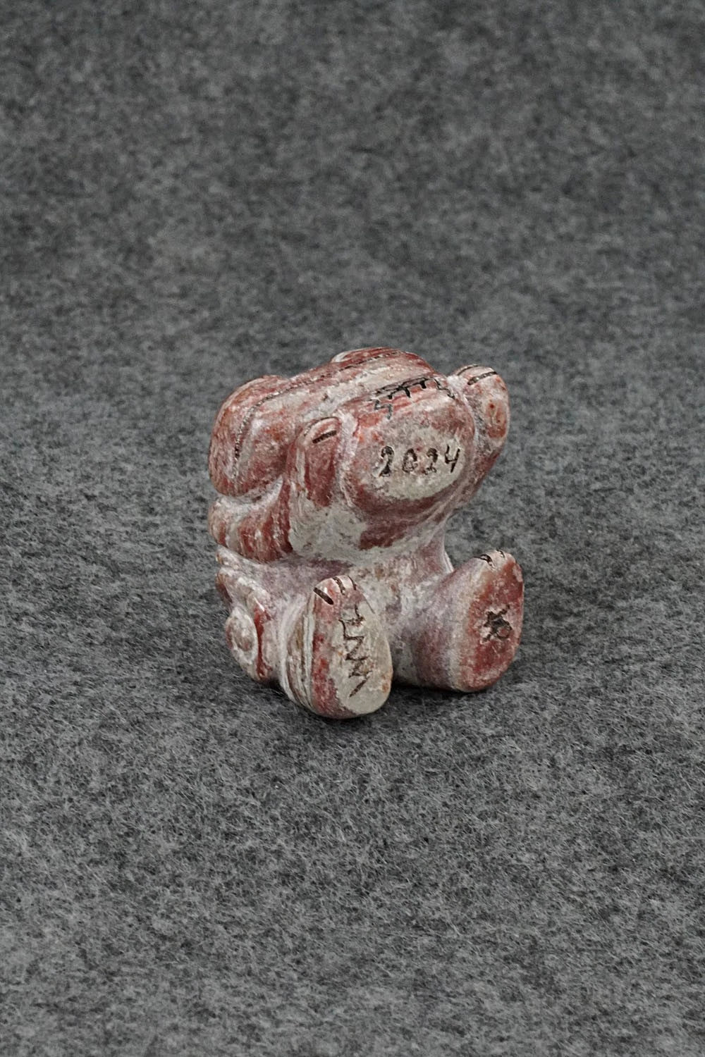 Frog Zuni Fetish Carving - Rick Kallestewa