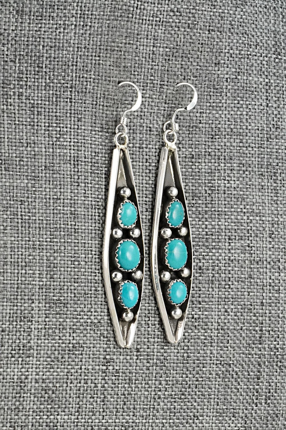 Turquoise & Sterling Silver Earrings - Paul Largo