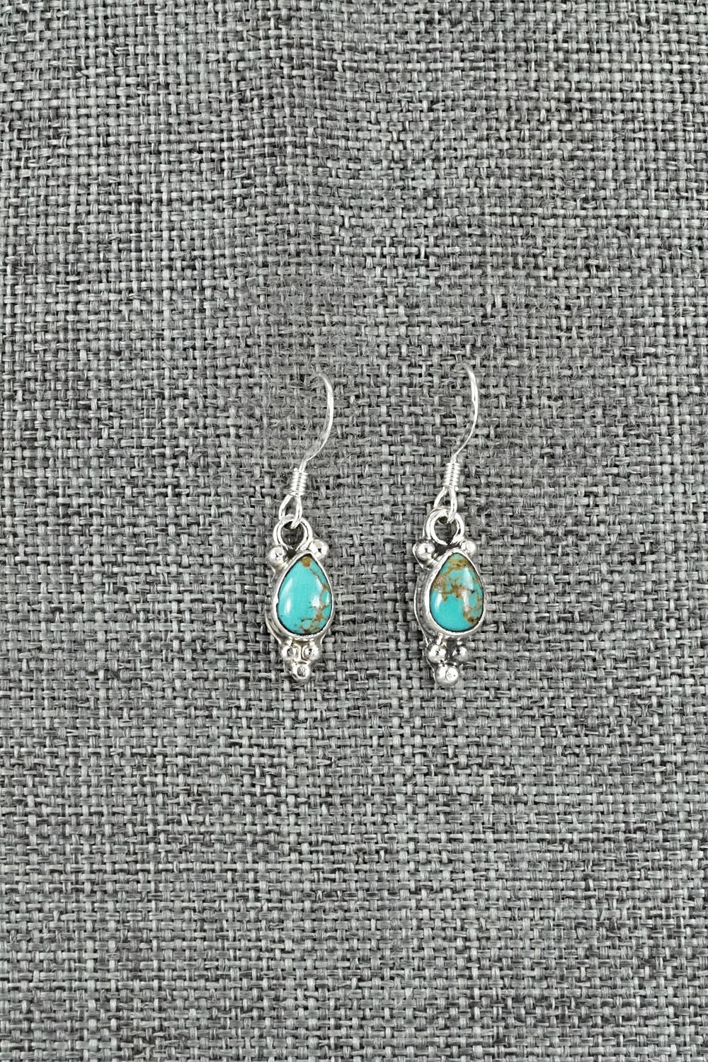 Turquoise and Sterling Silver Earrings - Sharon McCarthy