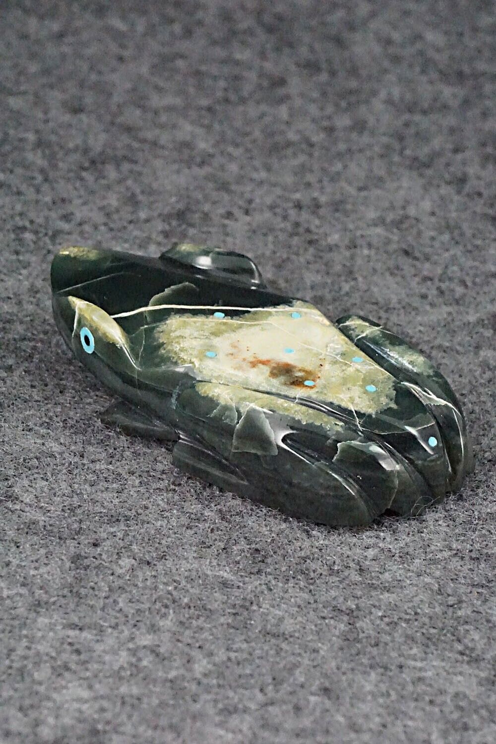 Frog Zuni Fetish Carving - Alex Tsethlikai