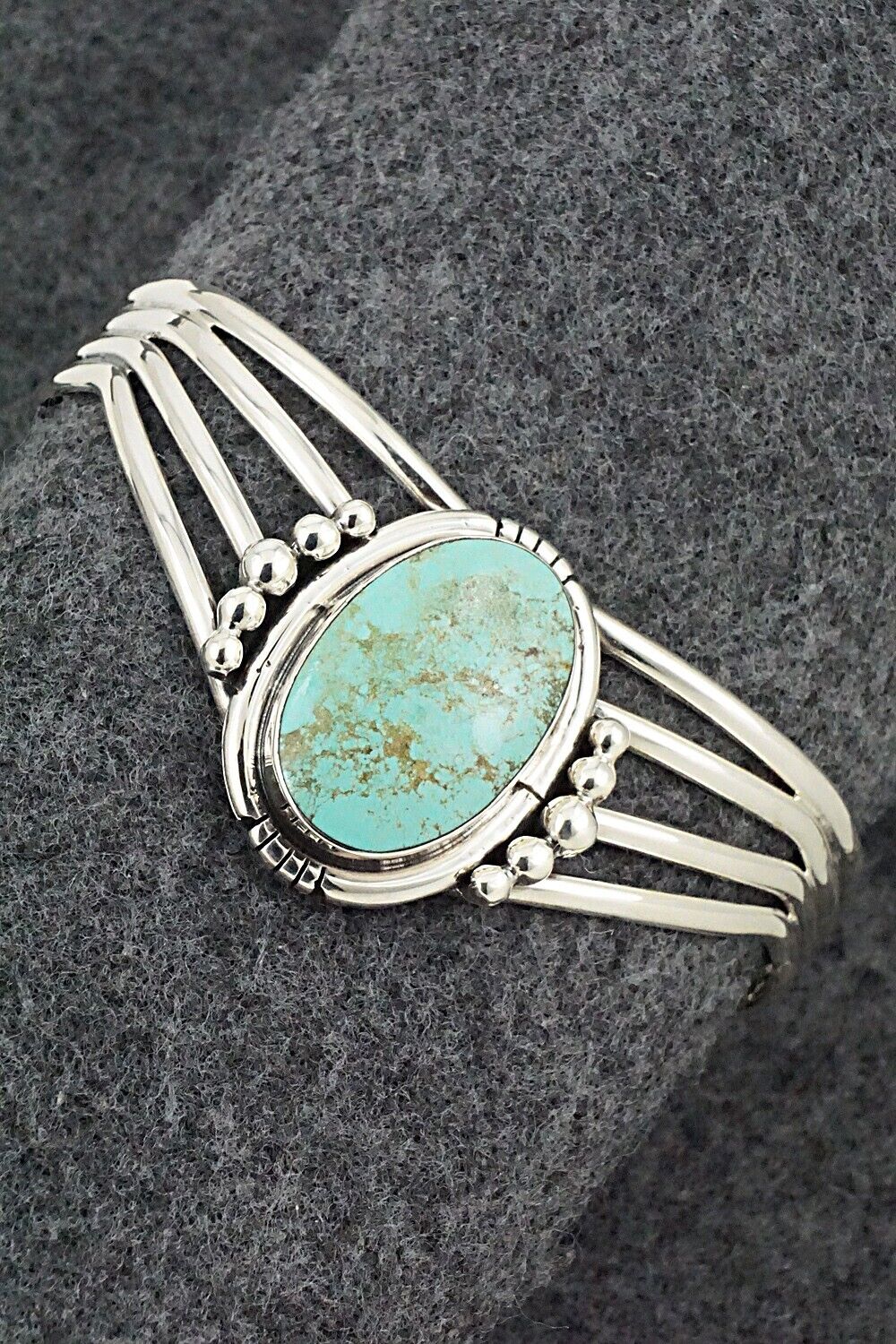 Turquoise & Sterling Silver Bracelet - Harold Becenti