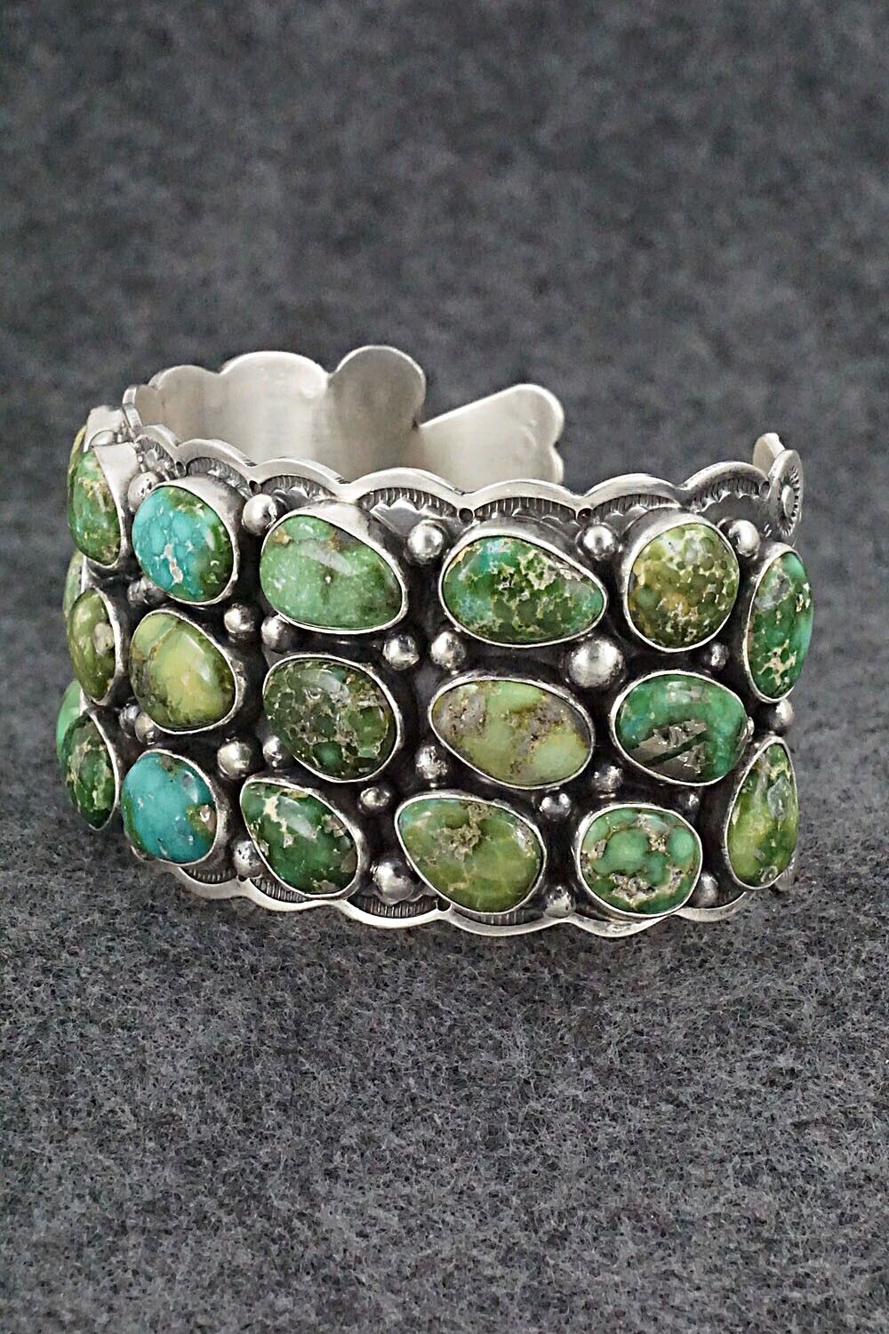 Turquoise & Sterling Silver Bracelet - Tom Lewis