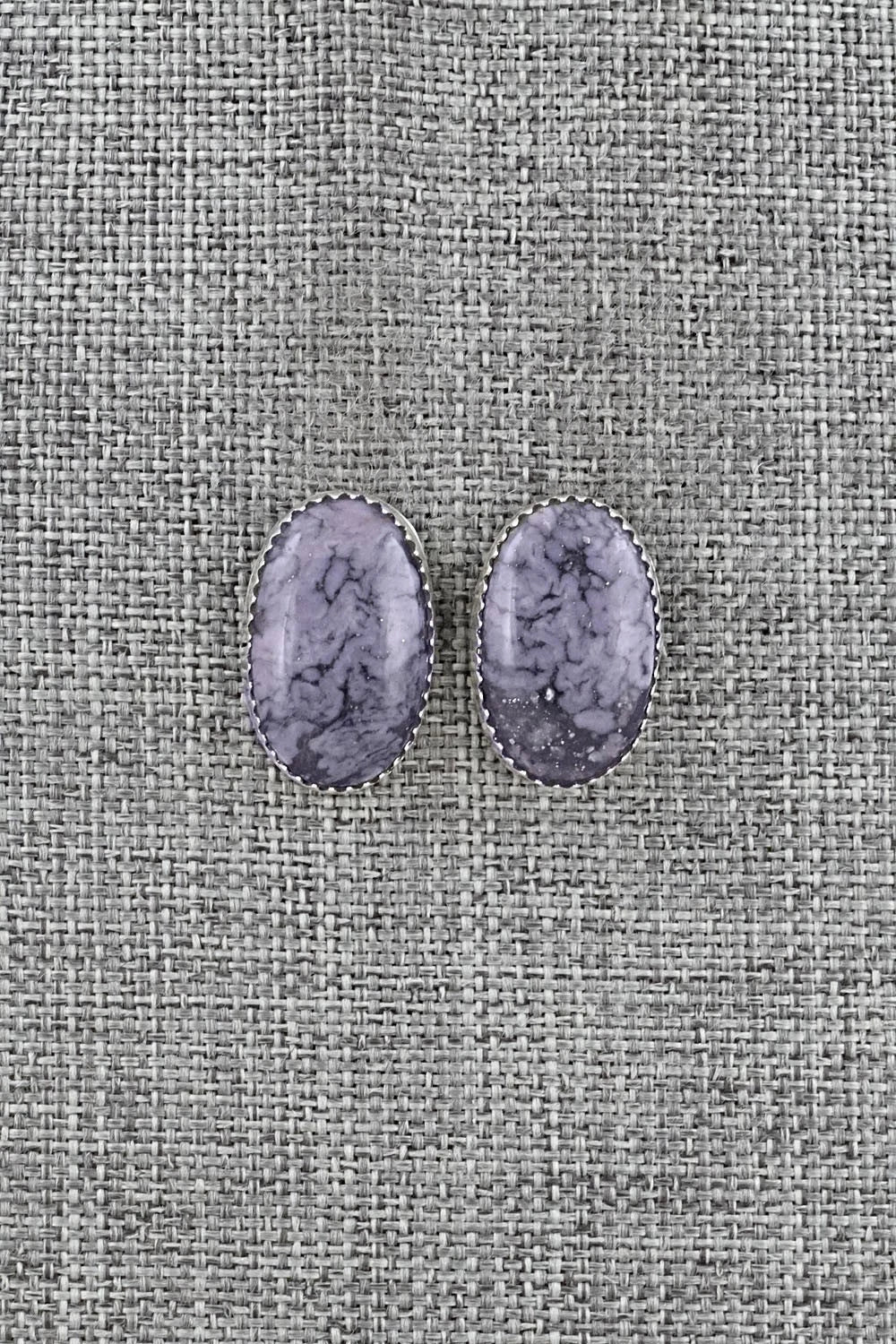 Morado & Sterling Silver Earrings - Murray Hannaweeka