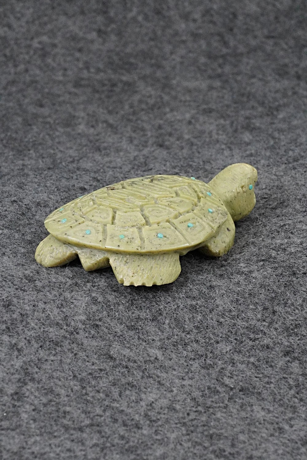 Turtle Zuni Fetish Carving - Adrian Cachini