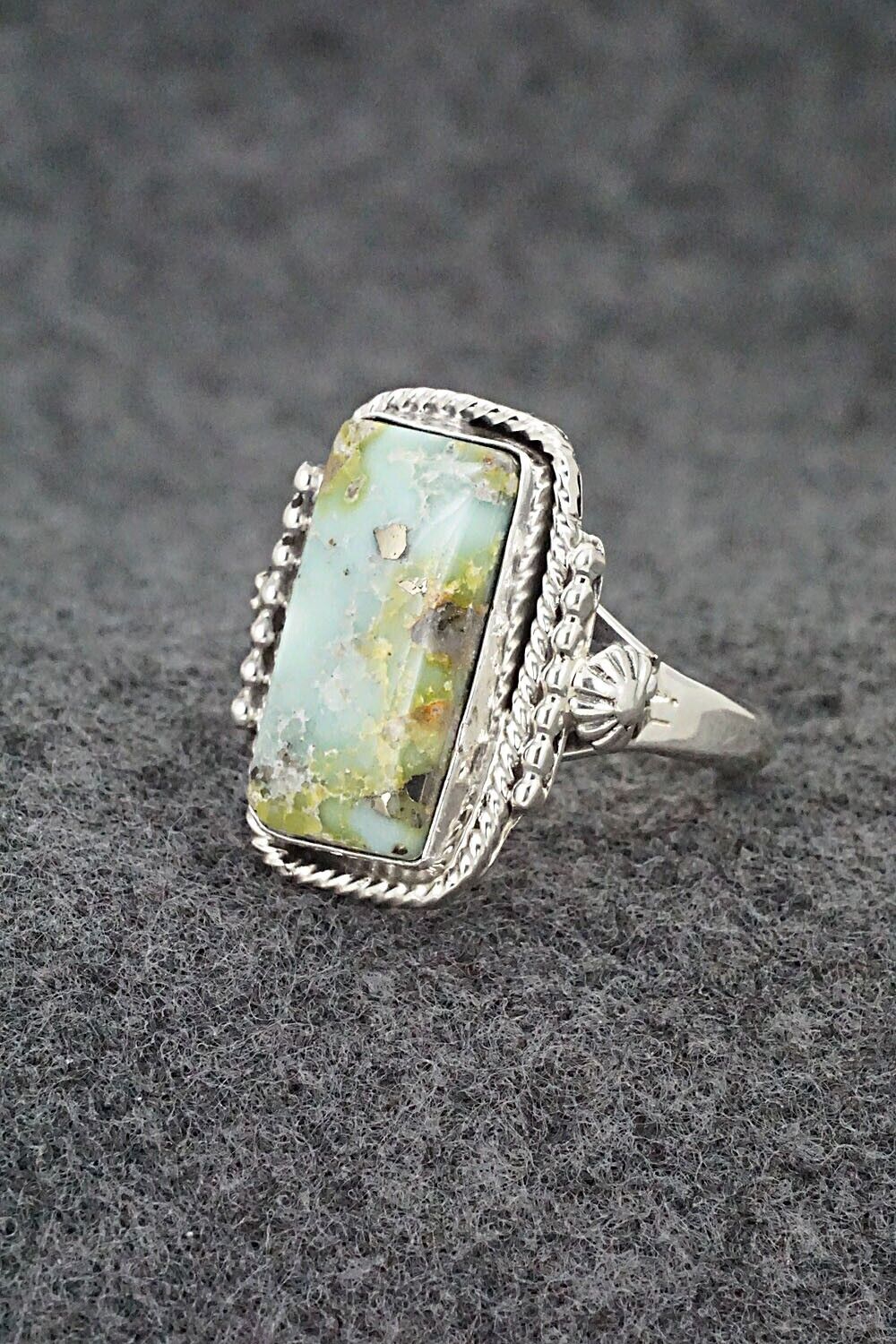 Variscite & Sterling Silver Ring - Andrew Vandever - Size 8.75