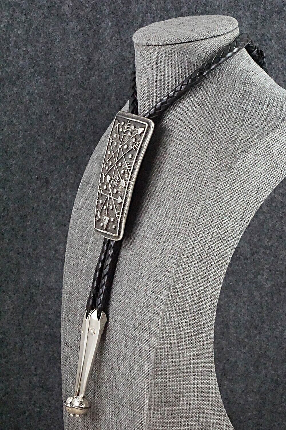 Sterling Silver Bolo Tie - Delbert Arviso