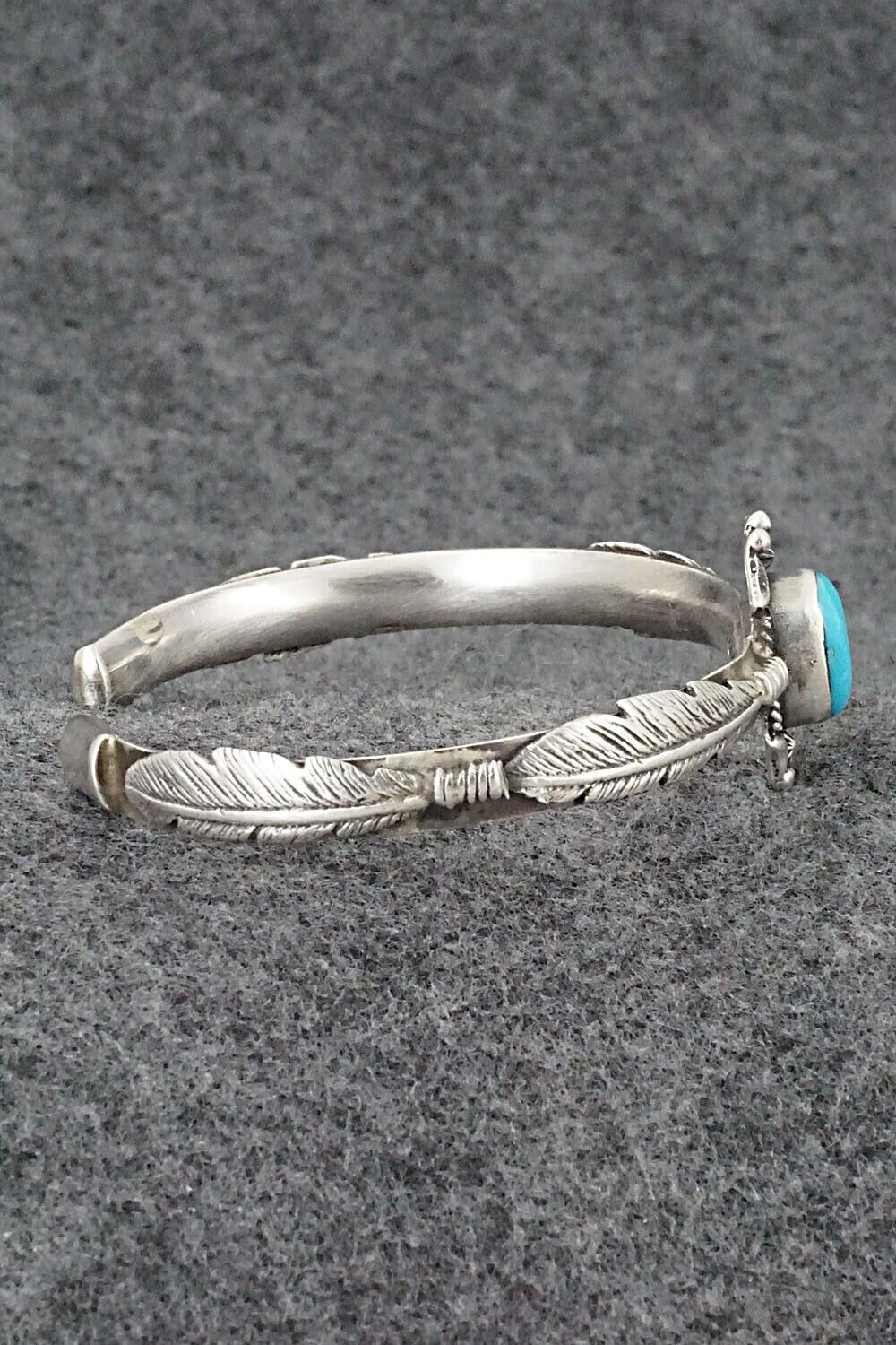 Turquoise & Sterling Silver Bracelet - Bobby Platero