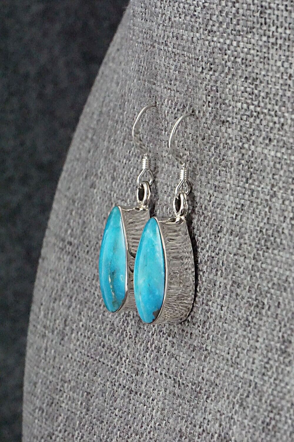 Turquoise & Sterling Silver Earrings - Sadie Jim