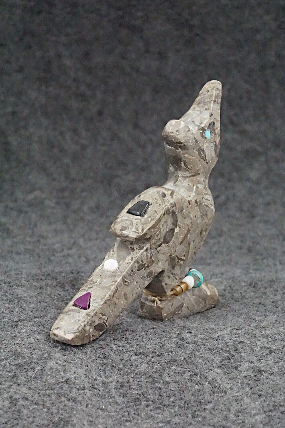 Roadrunner Zuni Fetish Carving - Fernando Laiwakete
