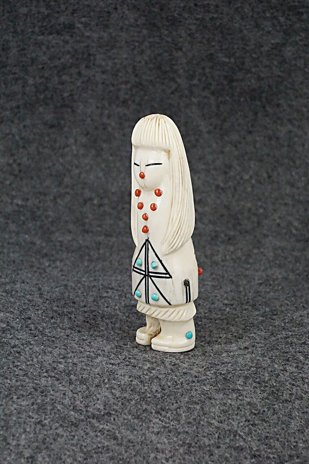 Corn Maiden Zuni Fetish Carving - Claudia Peina