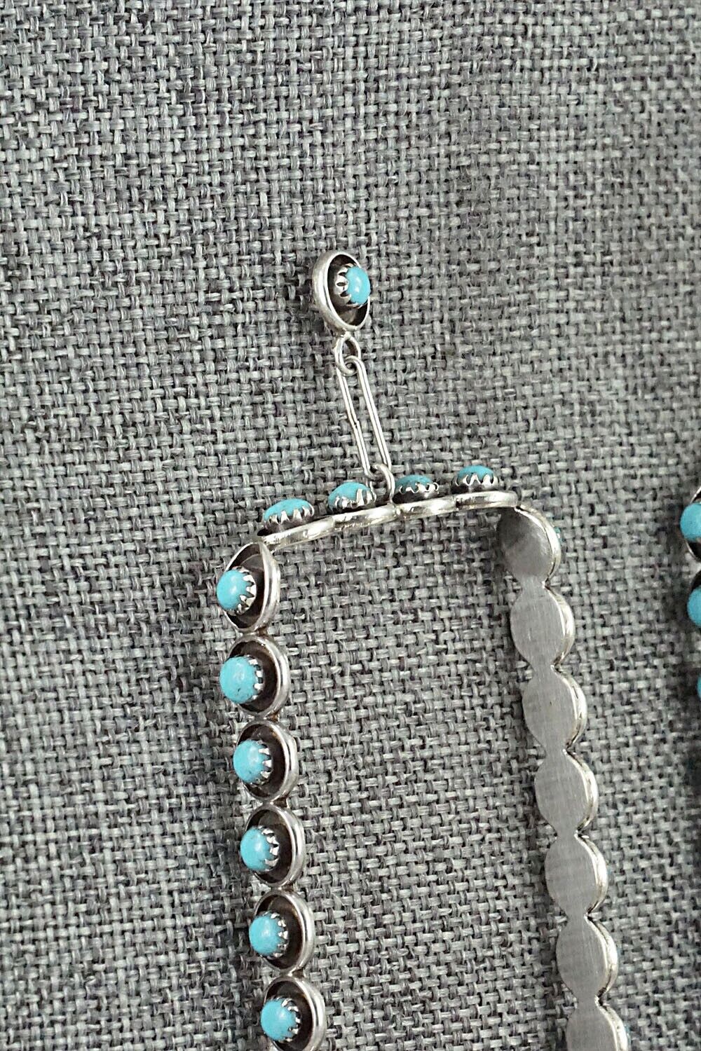 Turquoise & Sterling Silver Earrings - Iva Booqua