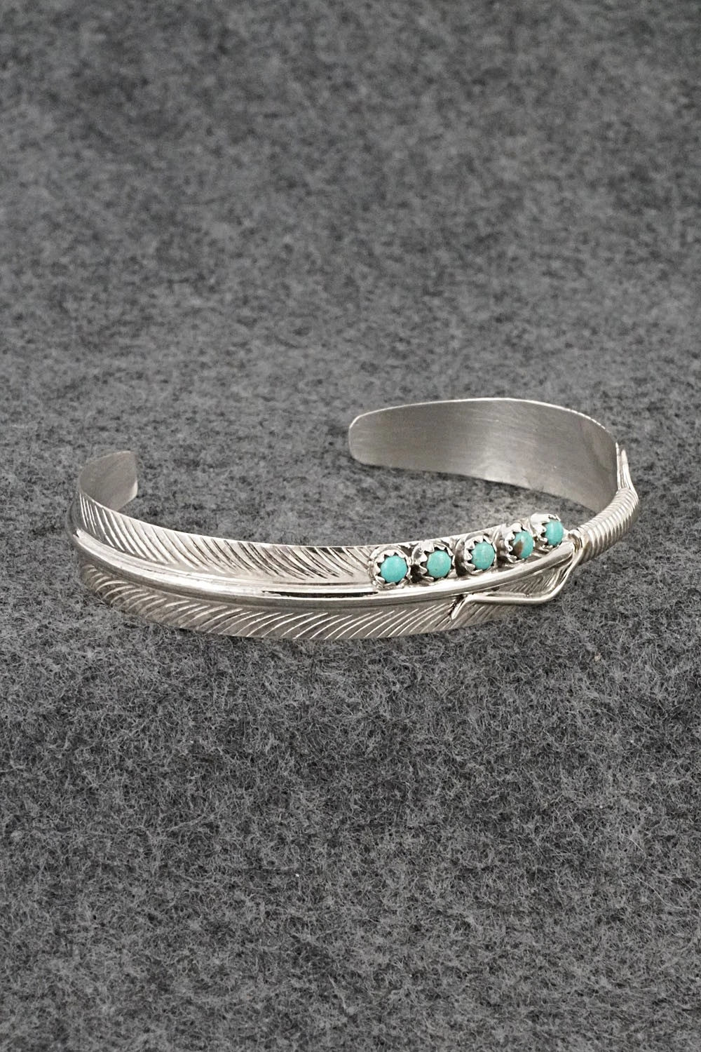 Turquoise and Sterling Silver Bracelet - Aaron Davis
