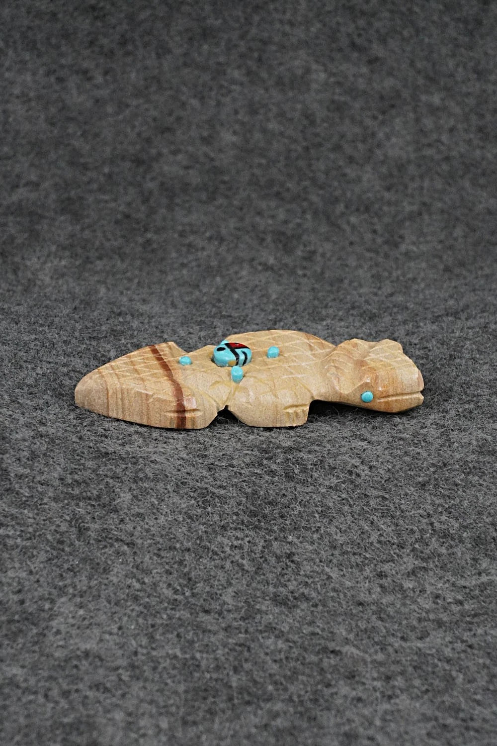 Horned Toad Zuni Fetish Carving - Danette Laate