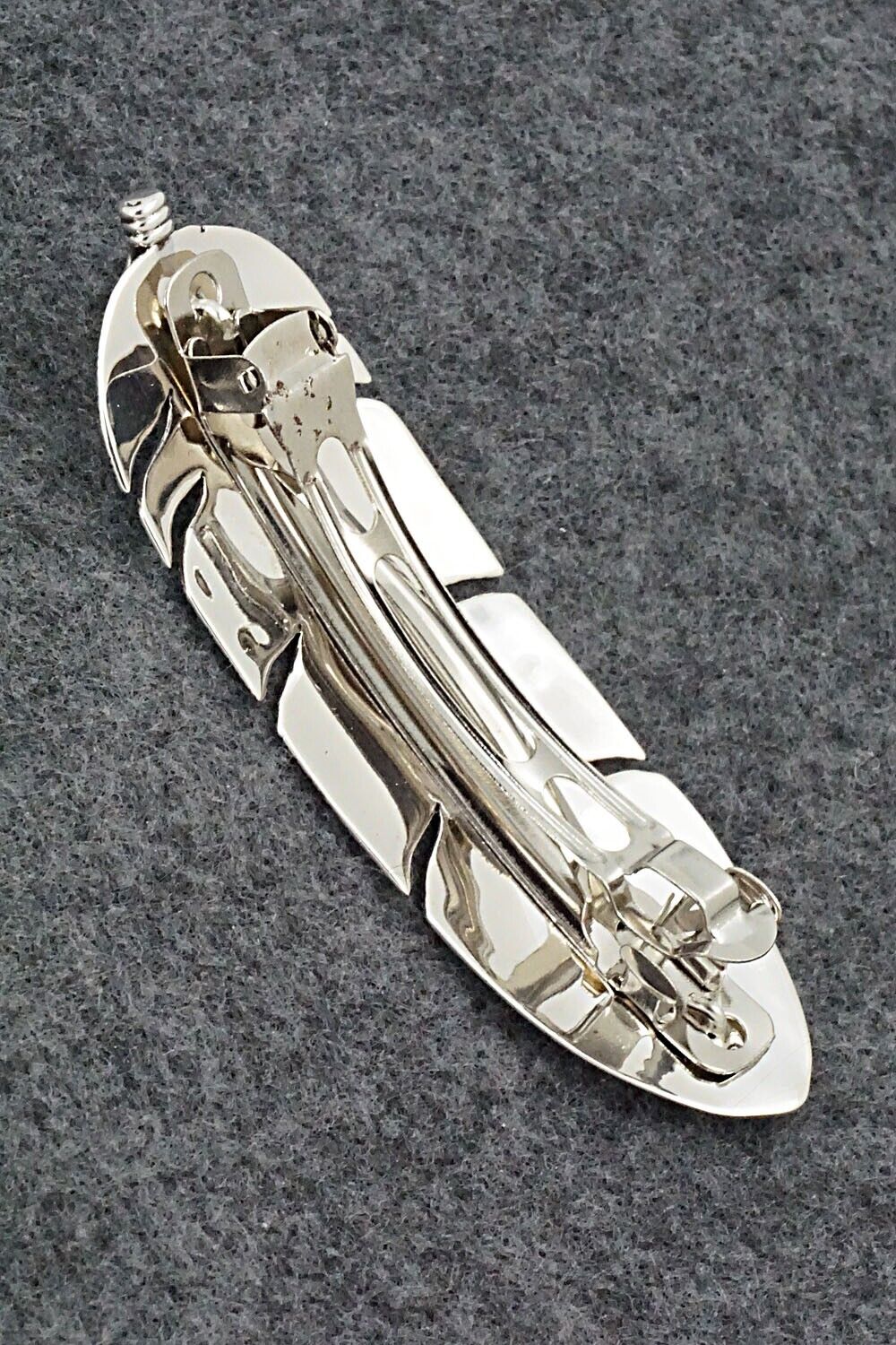 Sterling Silver Hair Barrette - Lena Platero