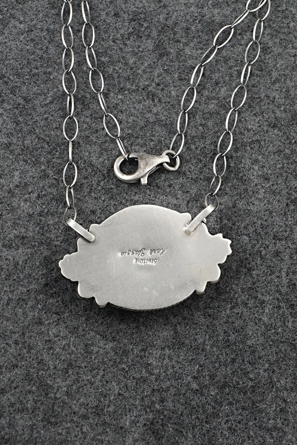 Turquoise & Sterling Silver Necklace - Mark Yazzie