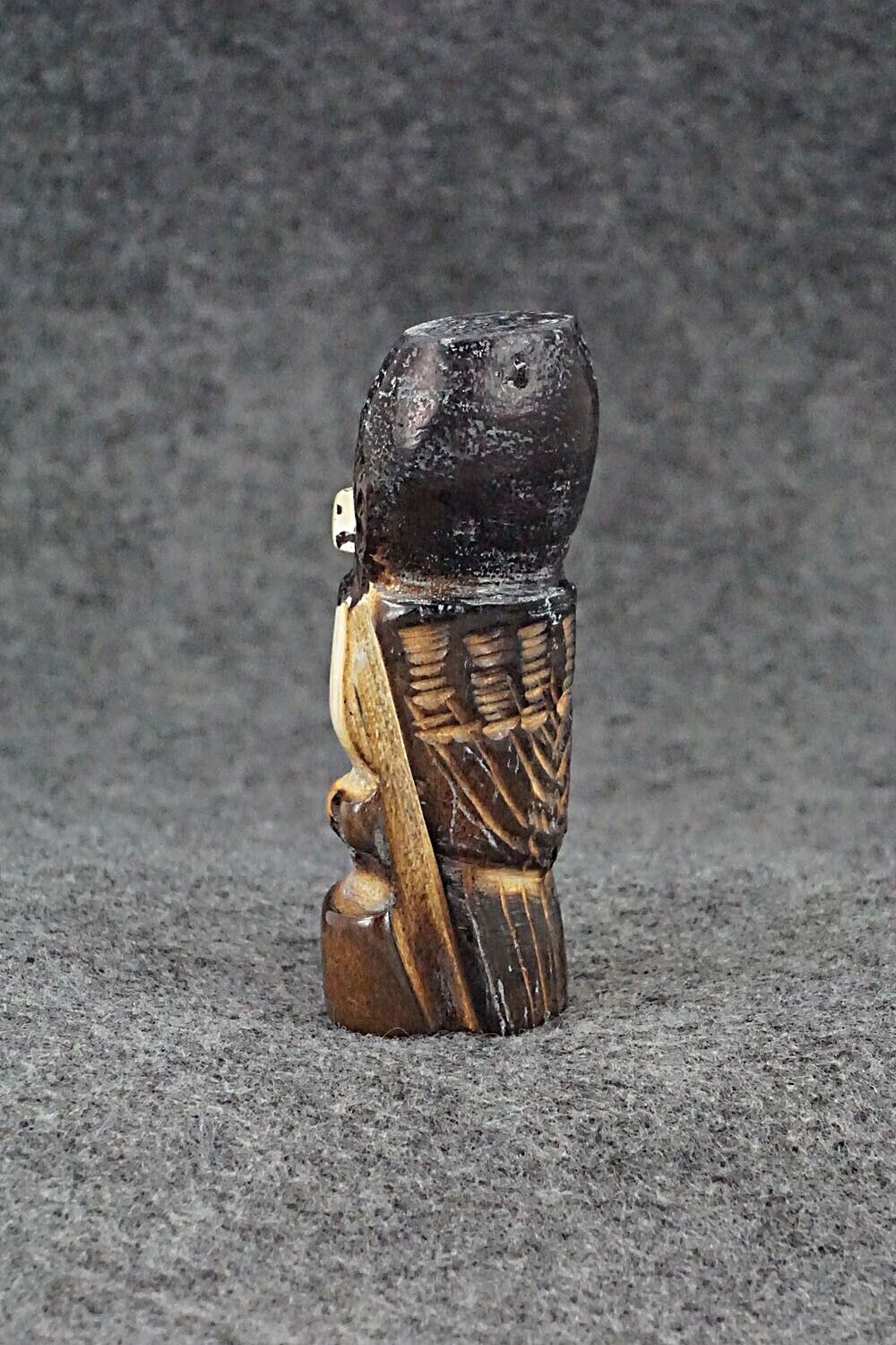 Owl Zuni Fetish Carving - Craig Haloo