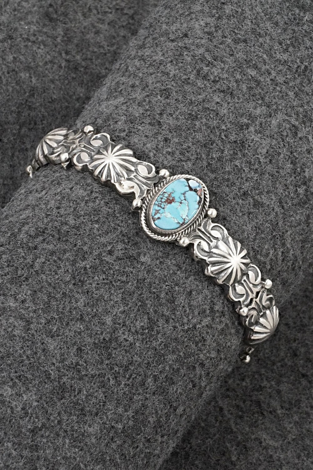 Turquoise & Sterling Silver Bracelet - Thomas Yazzie