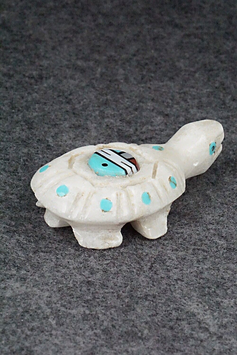Turtle Navajo Fetish Carving - Ben Livingston
