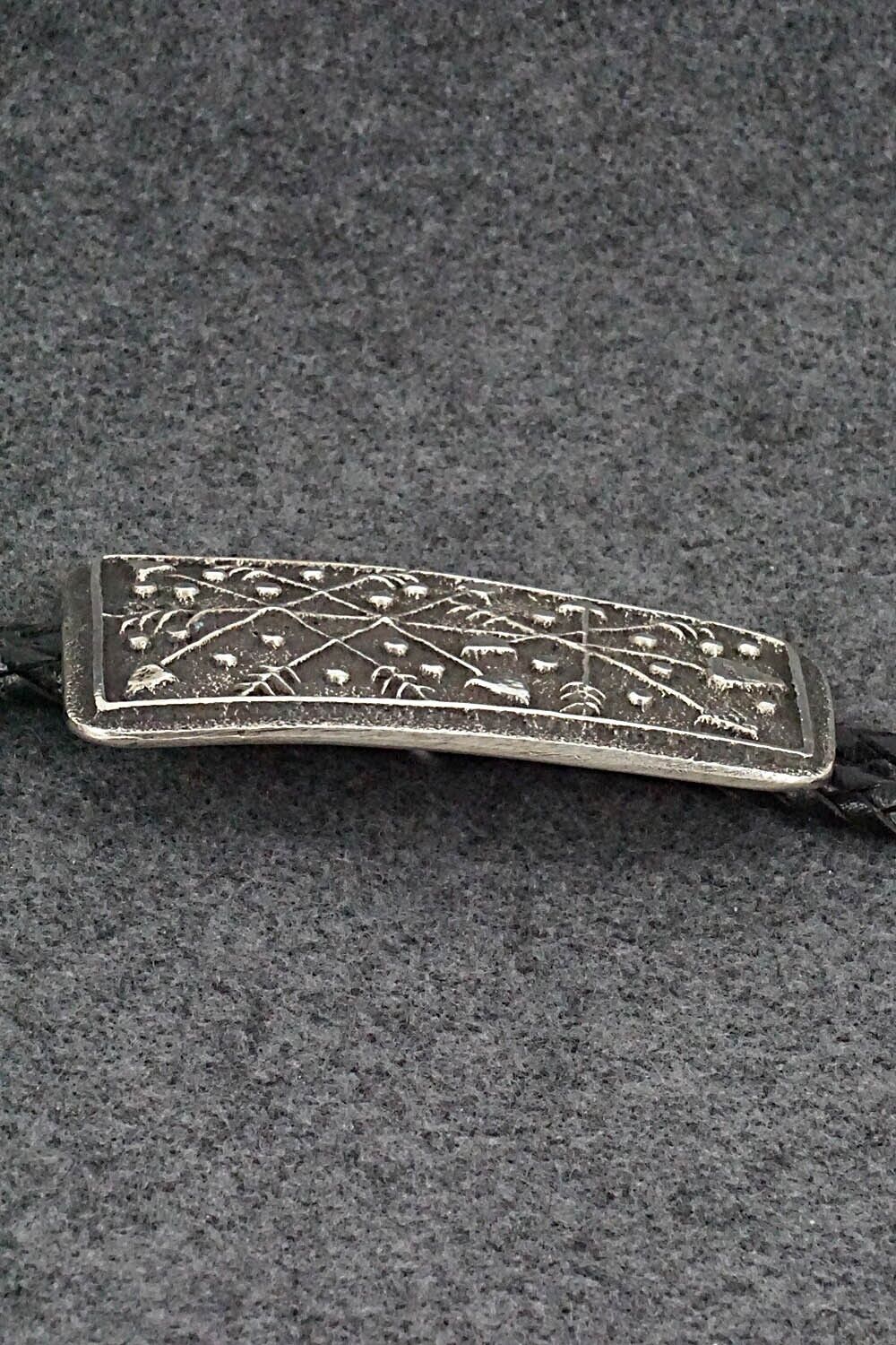 Sterling Silver Bolo Tie - Delbert Arviso