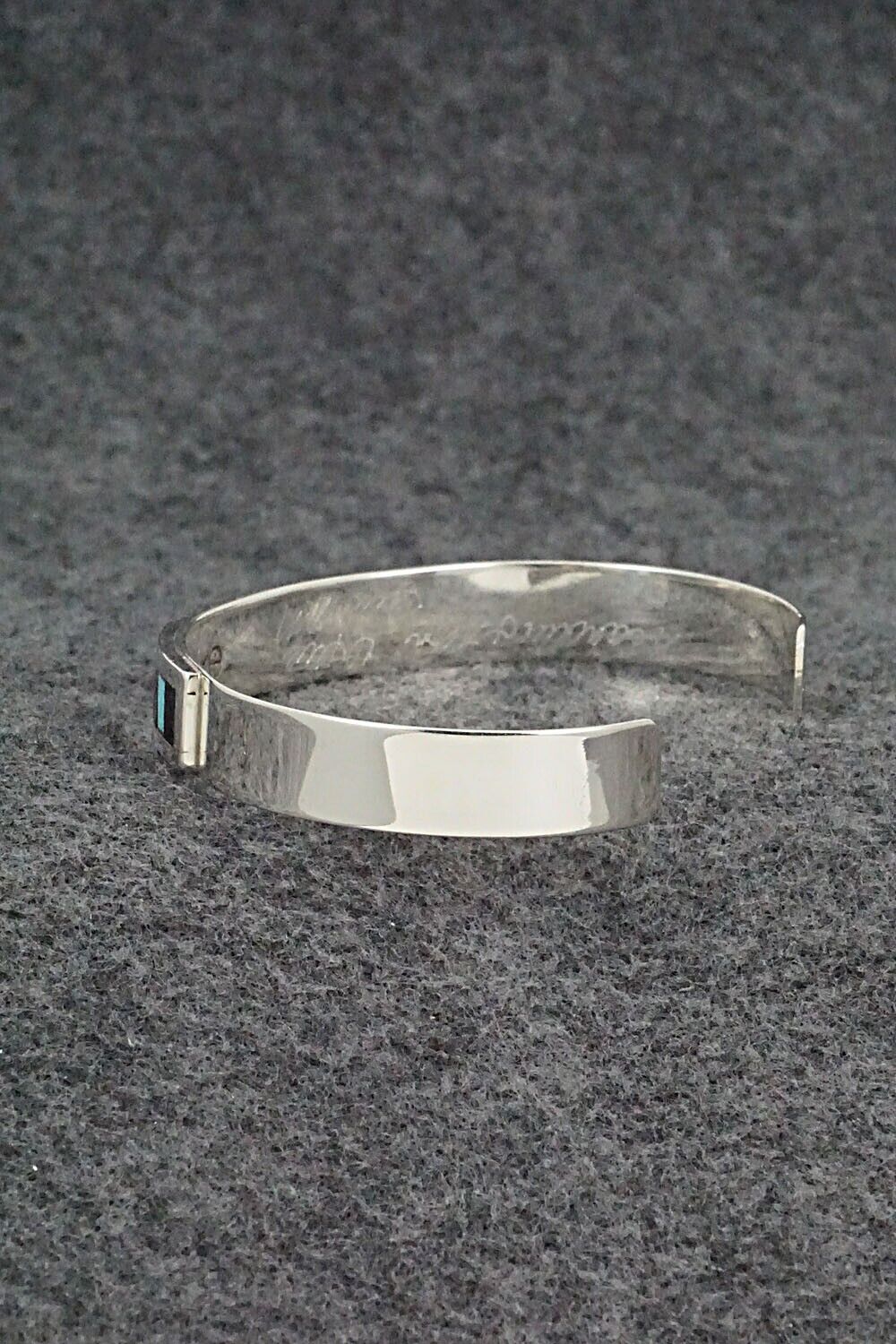Multi-Stone & Sterling Silver Inlay Bracelet - Leander Othole