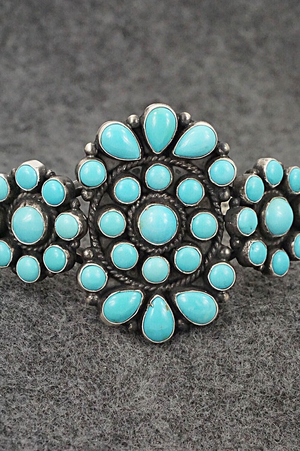 Turquoise & Sterling Silver Bracelet - Devin Brown